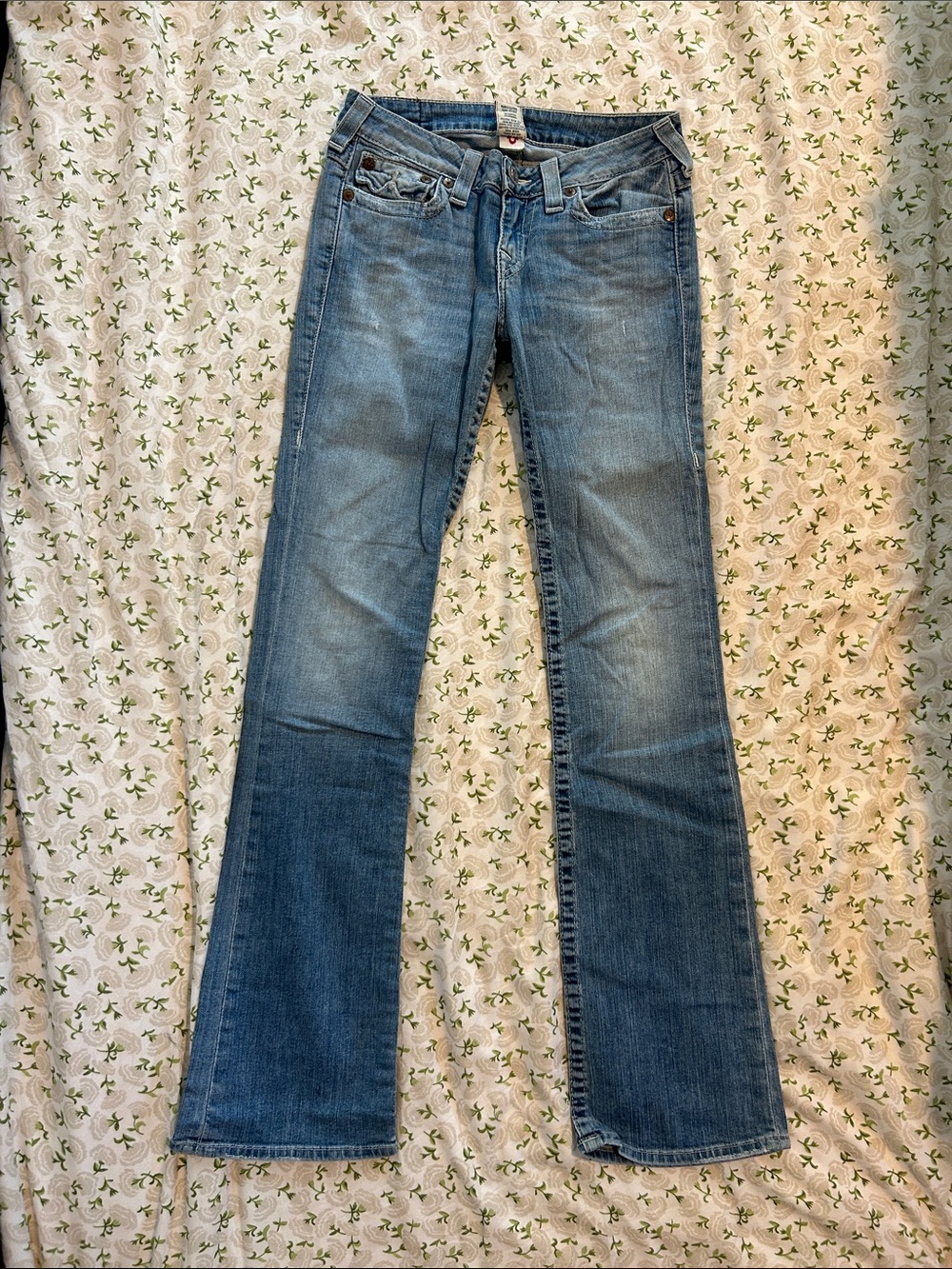 True Religion Light Blue Flare Jeans